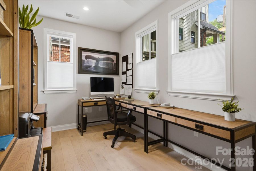 Furnished interior view inside a new home in , Charlotte (Image 35).