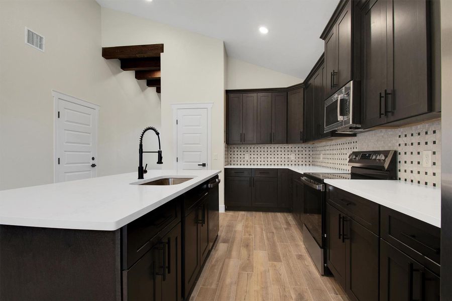 Furnished interior view inside a new home in , Bastrop (Image 12).