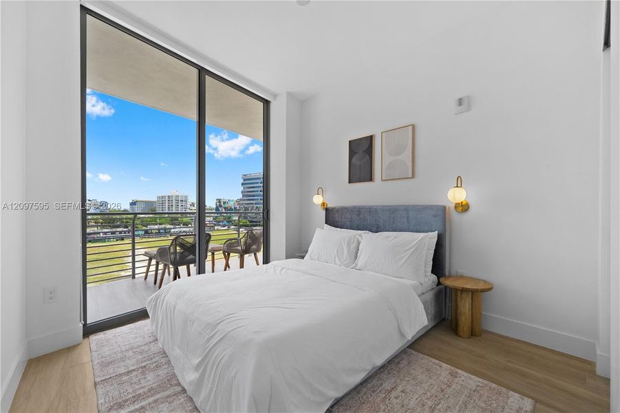 Furnished interior view inside a new home in , Miami (Image 12).