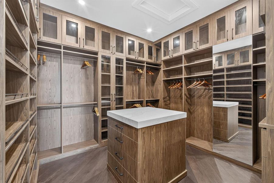 Primary walk in closet - second closet Primary walk in closet - second closet