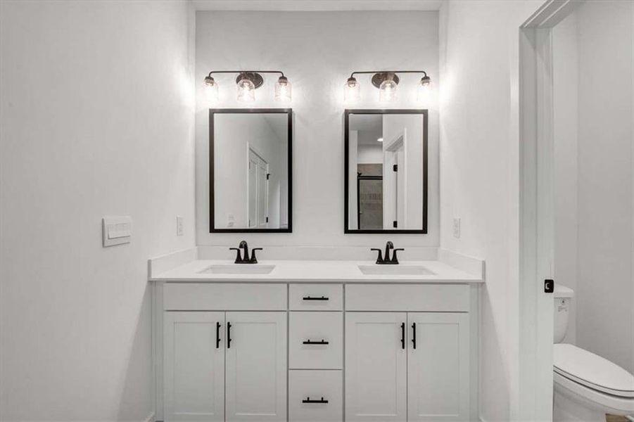 Furnished interior view inside a new home in Tuscany Hills, Douglasville (Image 8).