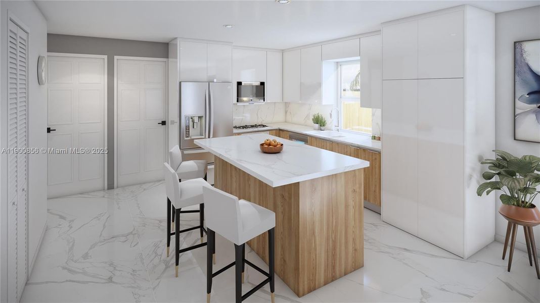 Furnished interior view inside a new home in , Miami (Image 4). Furnished interior view inside a new home in , Miami (Image 4).