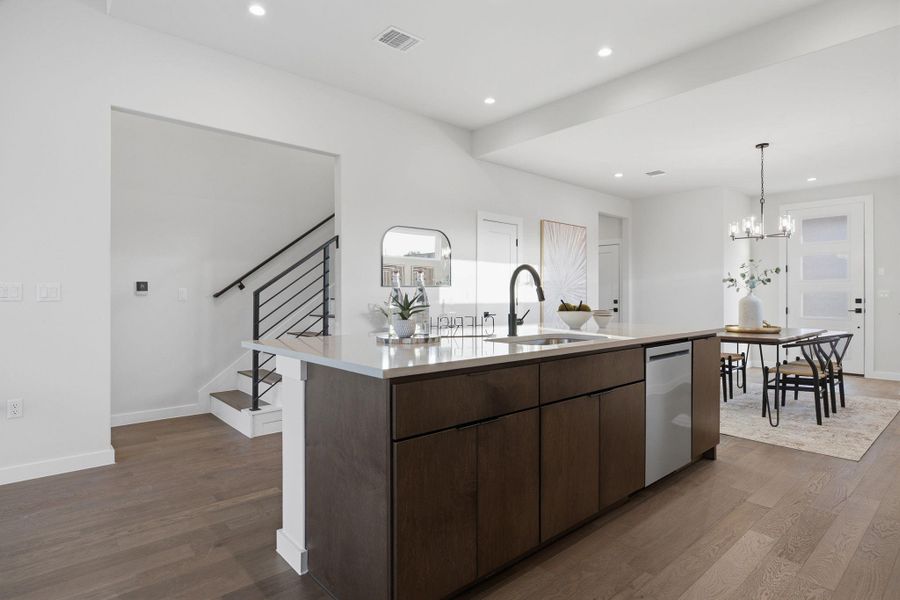 Furnished interior view inside a new home in , Austin (Image 18).