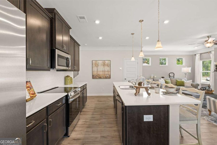 Furnished interior view inside a new home in Trellis Park, Hampton (Image 5).