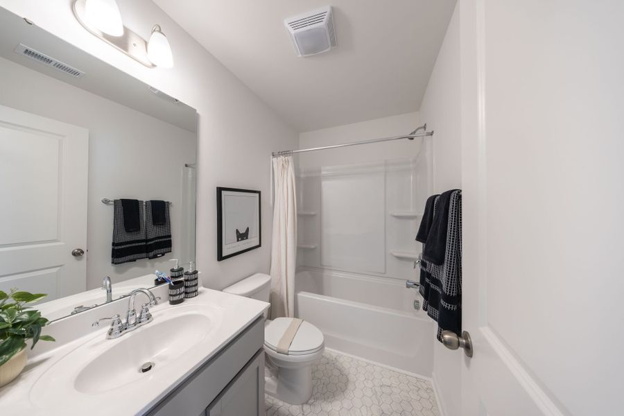 Furnished interior view inside a new home in Towns at Cliffwood (Condos), Concord (Image 23).