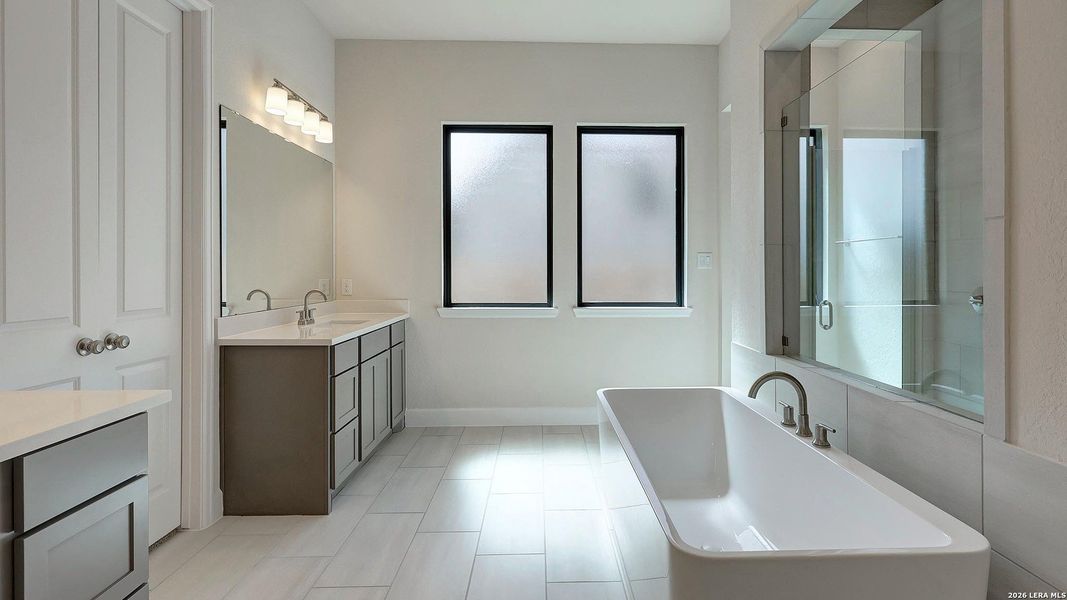 Furnished interior view inside a new home in Alsatian Oaks, Castroville (Image 6).