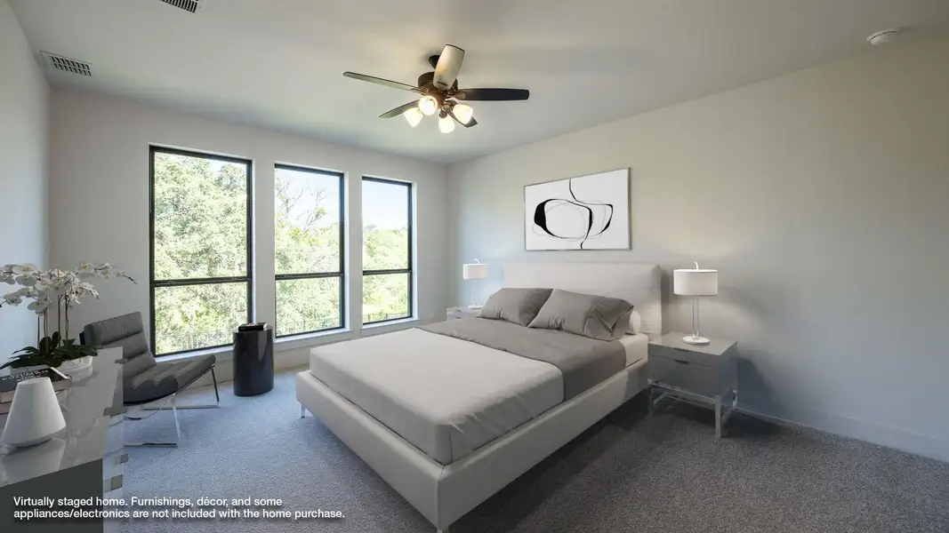 Furnished interior view inside a new home in Nolina 60', Georgetown (Image 8). Furnished interior view inside a new home in Nolina 60', Georgetown (Image 8).