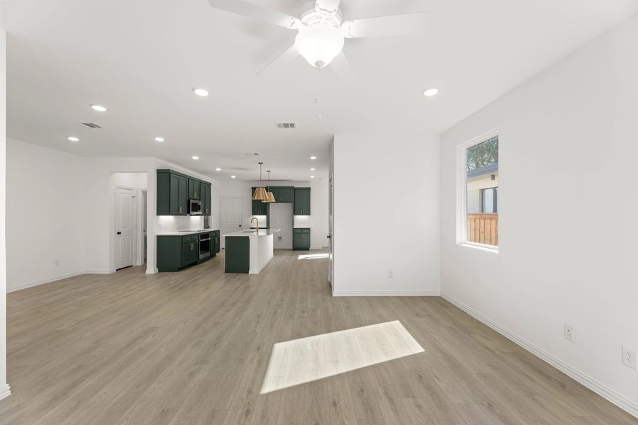 Open Kitchen-Living-Dining Room Representative Photo