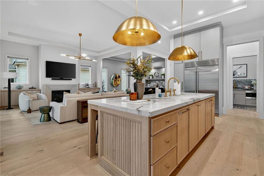 Furnished interior view inside a new home in , Atlanta (Image 11). Furnished interior view inside a new home in , Atlanta (Image 11).