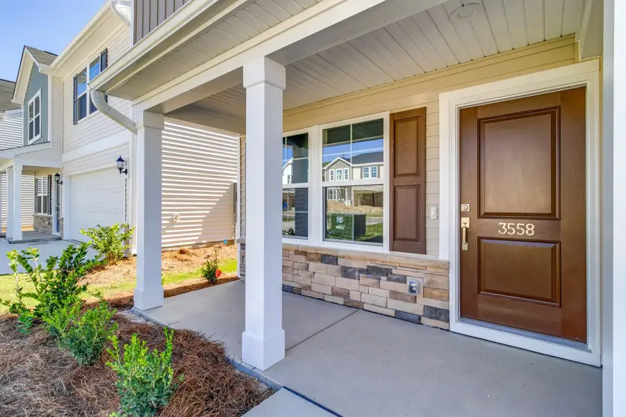 Exterior details and patio area of a home in Bluefield, Lexington (Image 3).