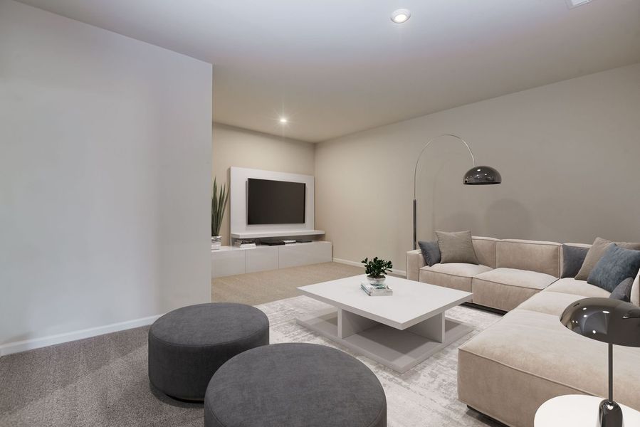 Media Room available on select homesites Media Room available on select homesites