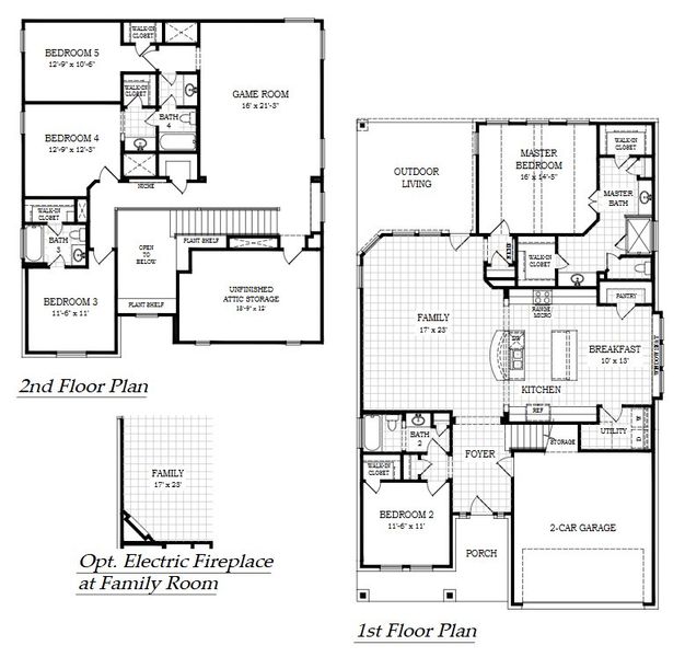 2D floor plan layout for the Archer by Chesmar Homes in The Grove at Blackhawk, Pflugerville, TX (Image 3). 2D floor plan layout for the Archer by Chesmar Homes in The Grove at Blackhawk, Pflugerville, TX (Image 3).