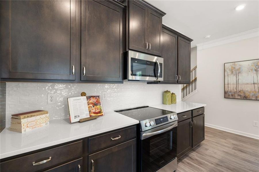 Furnished interior view inside a new home in Varnell Preserve, Dalton (Image 6).