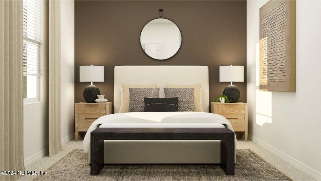 Furnished interior view inside a new home in Holstein Crossing, Green Cove Springs (Image 5). Furnished interior view inside a new home in Holstein Crossing, Green Cove Springs (Image 5).