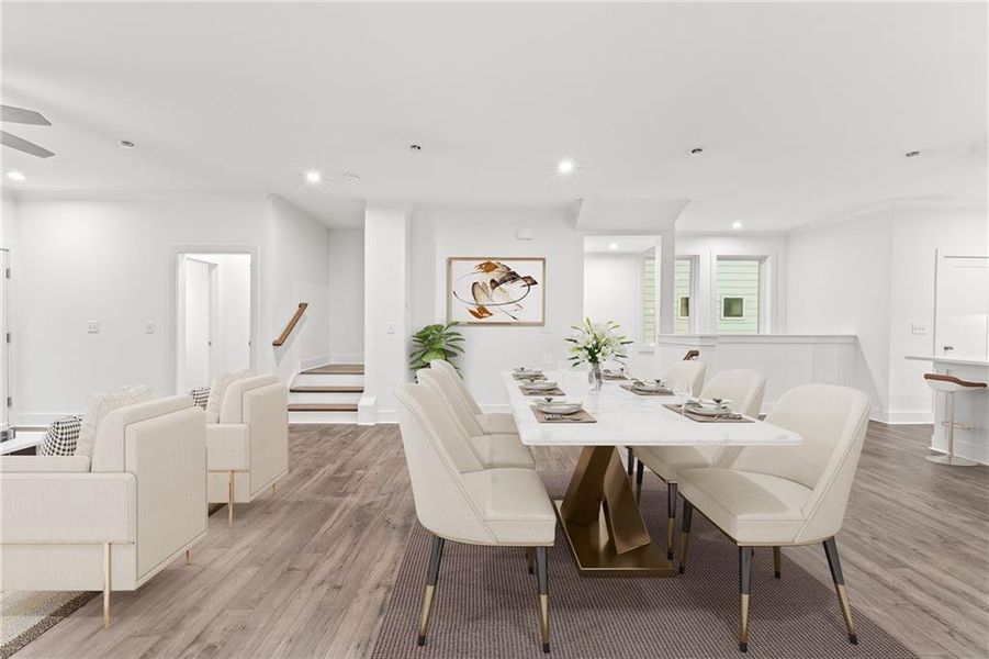 Furnished interior view inside a new home in Avondale Park: Townes, Avondale Estates (Image 5).