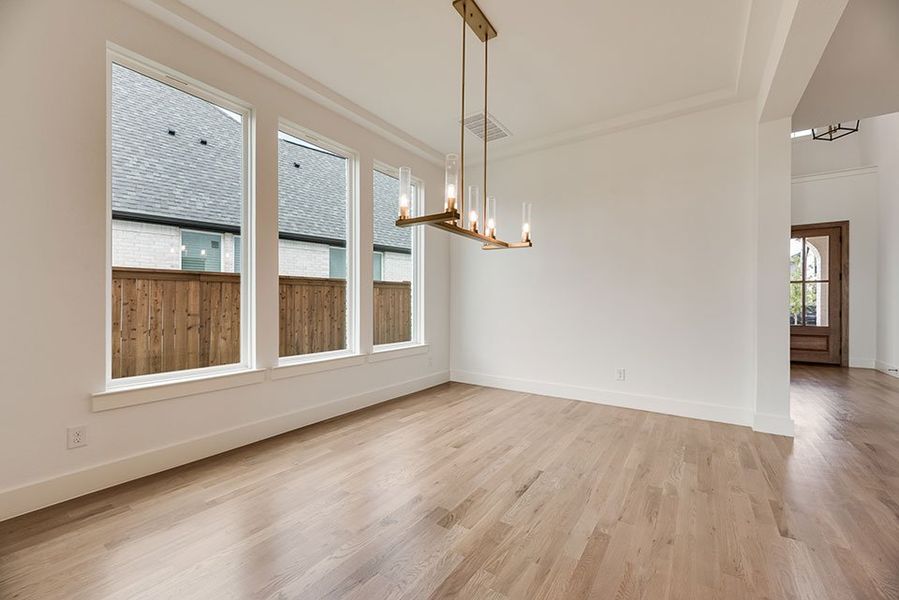 Spacious, unfurnished interior of a new home in Light Farms Graham/Reagan, Celina (Image 20). Spacious, unfurnished interior of a new home in Light Farms Graham/Reagan, Celina (Image 20).