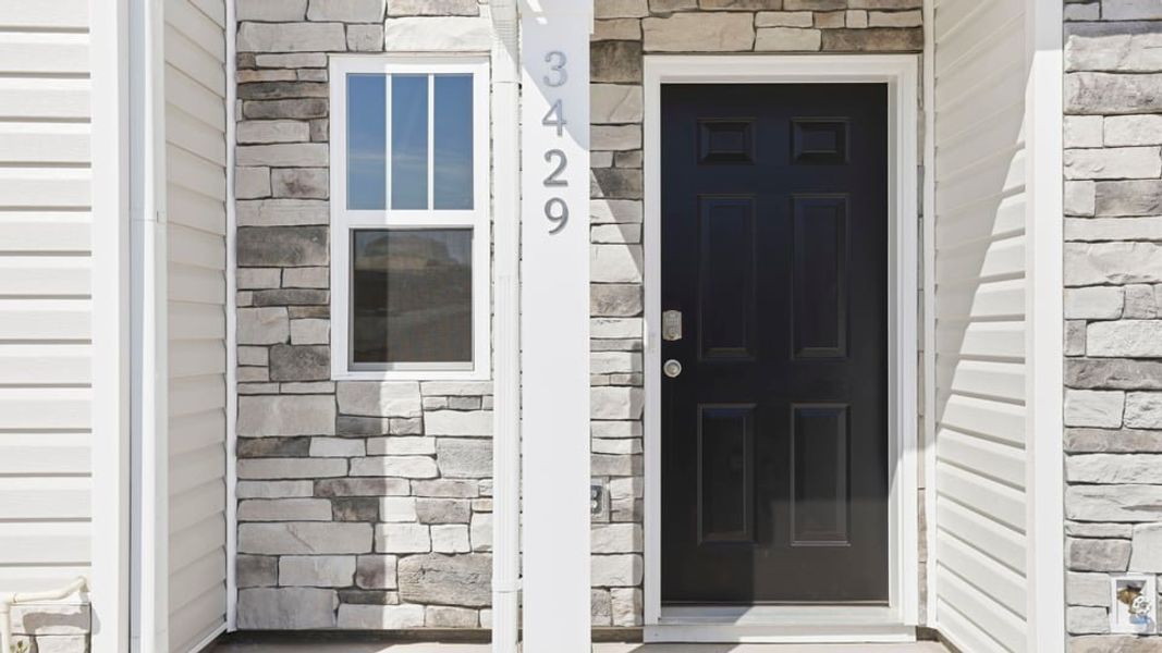 Exterior details and patio area of a home in Baxter Village, Boiling Springs (Image 4). Exterior details and patio area of a home in Baxter Village, Boiling Springs (Image 4).