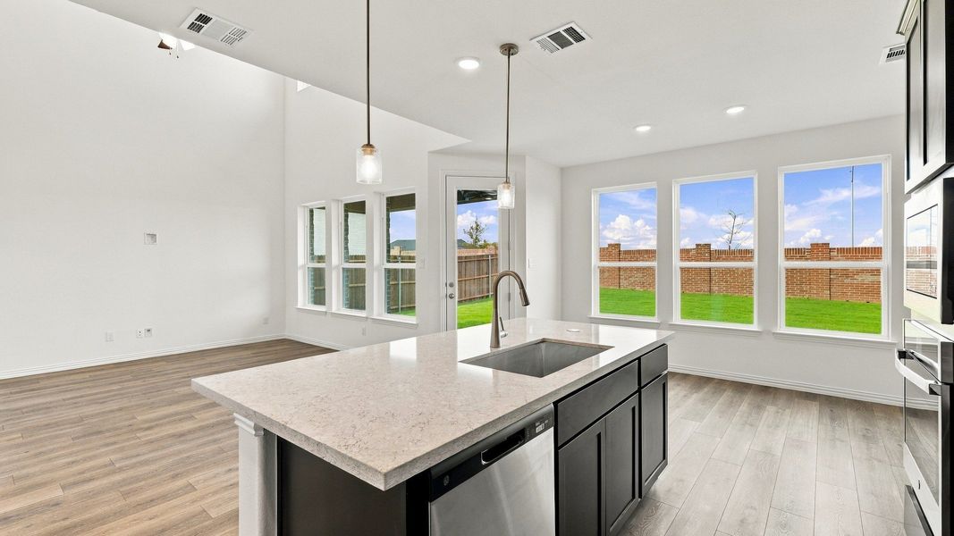 Furnished interior view inside a new home in Wildflower Ranch, Fort Worth (Image 29).