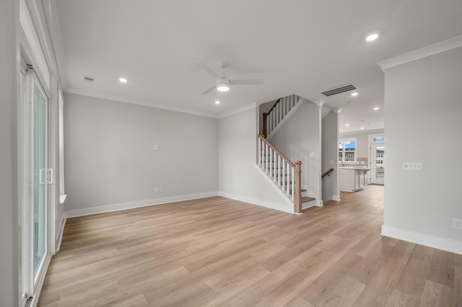 Spacious, unfurnished interior of a new home in New Riverside Village, Bluffton (Image 34). Spacious, unfurnished interior of a new home in New Riverside Village, Bluffton (Image 34).