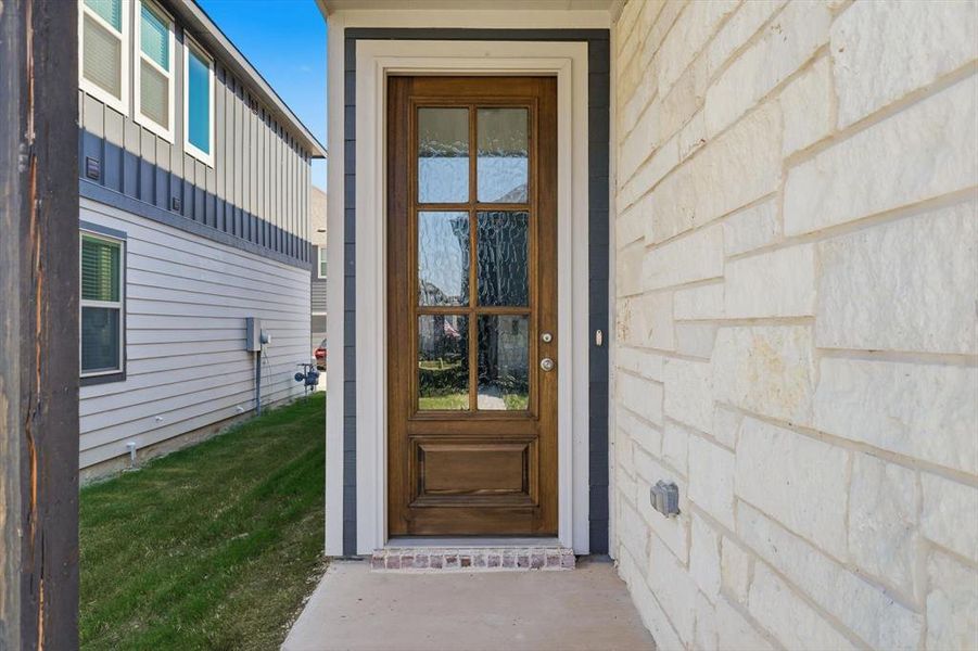 Exterior details and patio area of a home in , Fort Worth (Image 19). Exterior details and patio area of a home in , Fort Worth (Image 19).