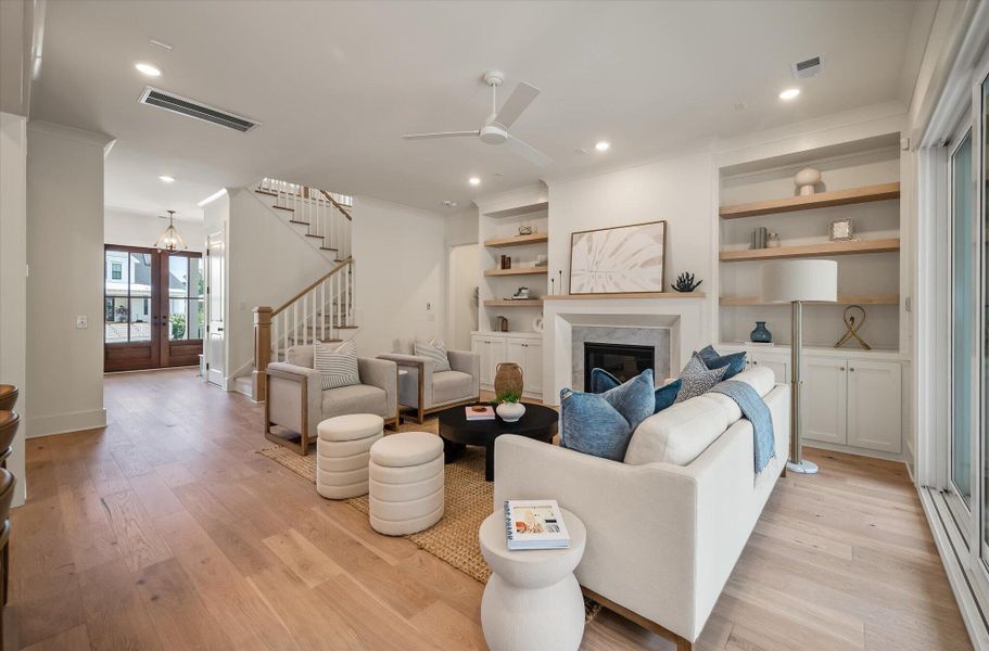 Furnished interior view inside a new home in , Mount Pleasant (Image 12).
