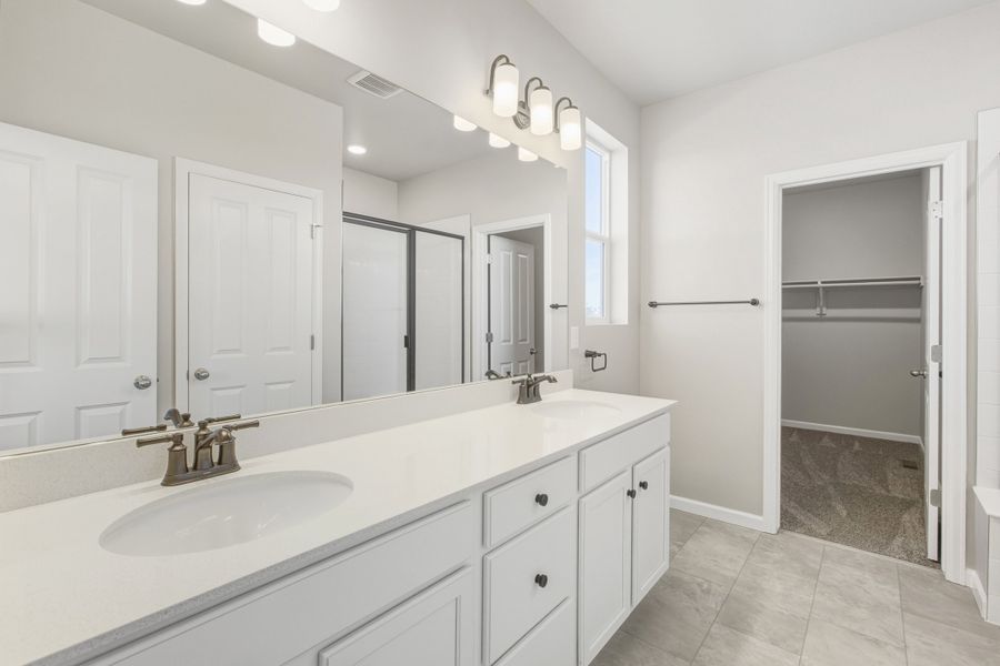 Furnished interior view inside a new home in Highlands Preserve, Mead (Image 7).