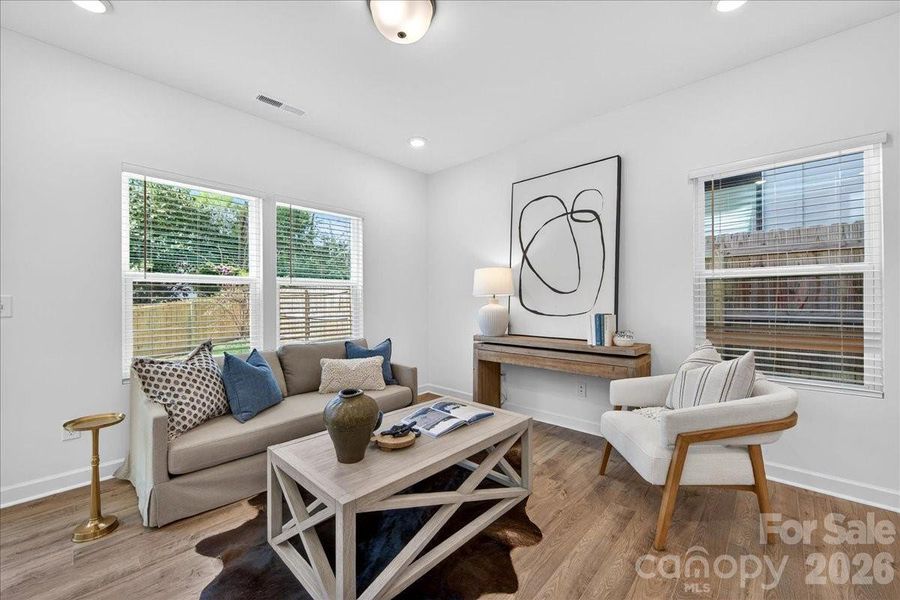 Furnished interior view inside a new home in , Charlotte (Image 17).