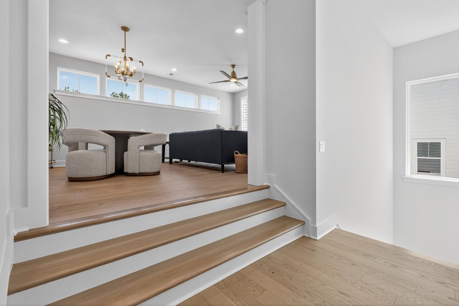 Representative unfurnished interior of a home built from the Laguna Sur by Classica Homes in Enclave at McKee, Charlotte (Image 25).