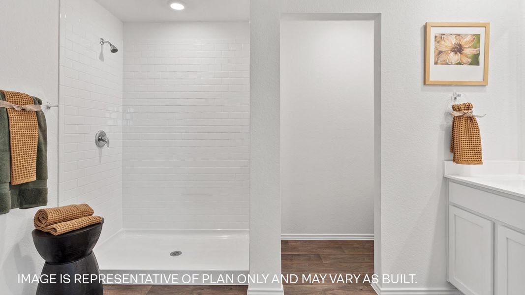 Furnished interior view inside a new home in Wayside, Uhland (Image 13).