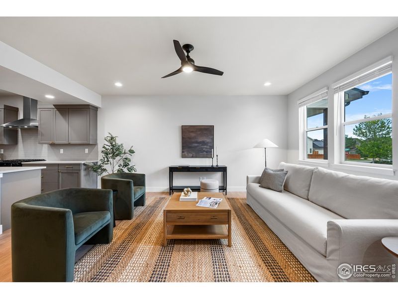 Furnished interior view inside a new home in Greenspire At Windsor Lake, Windsor (Image 11).