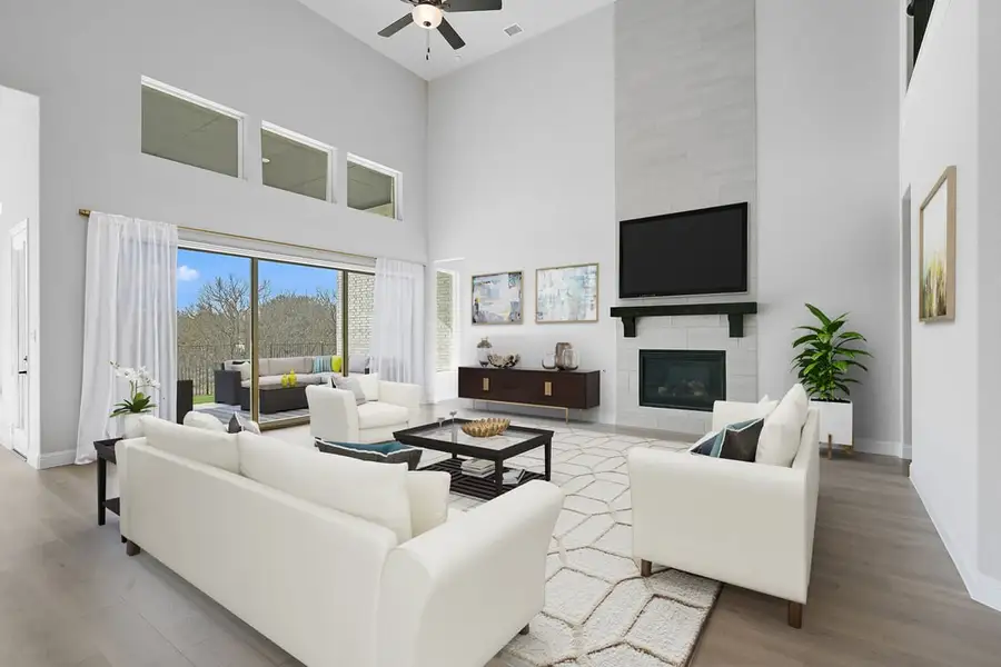 Furnished interior view inside a new home in The Ridge at Northlake, Northlake (Image 3).