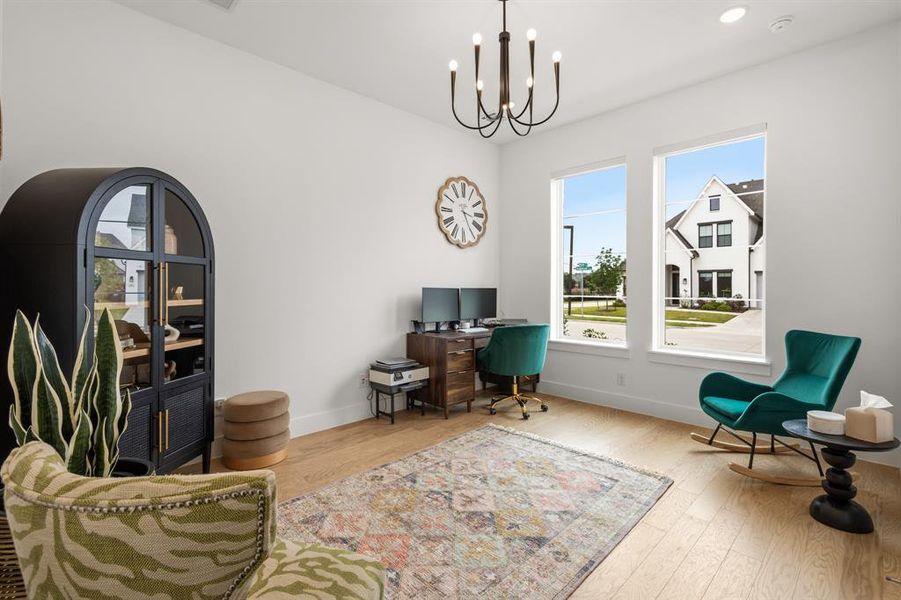 Spacious office with tons of natural light