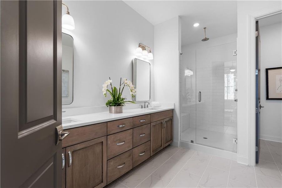 Furnished interior view inside a new home in Waterside Condos, Peachtree Corners (Image 7).