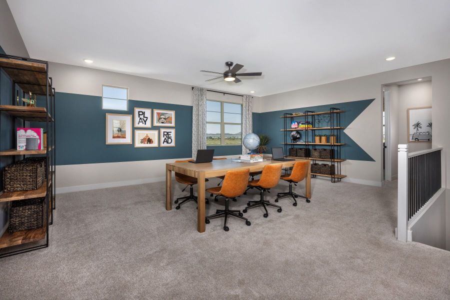 Representative furnished interior of a home built from the Sage by Mattamy Homes in Empire Pointe, Queen Creek (Image 14).