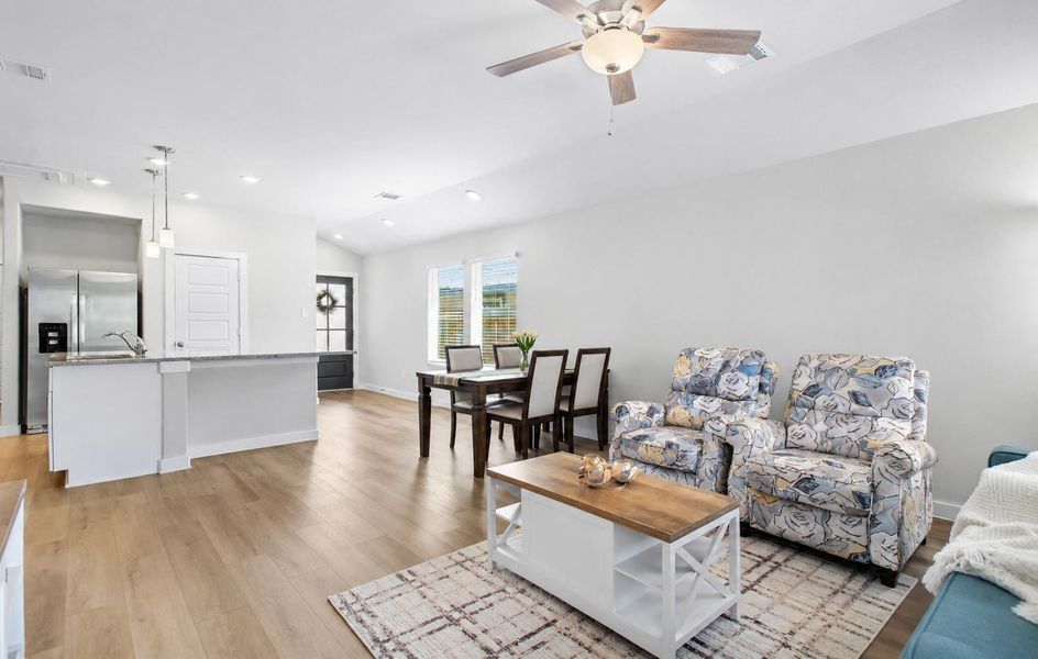 The wide-open concept makes this home peaceful and cozy! The wide-open concept makes this home peaceful and cozy!