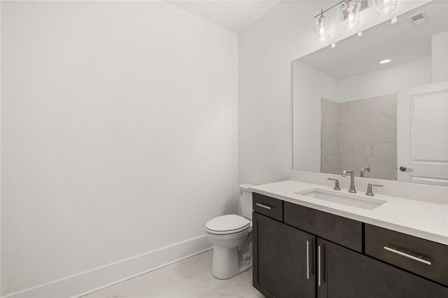 Furnished interior view inside a new home in Soleil Belmont Park, Canton (Image 15).