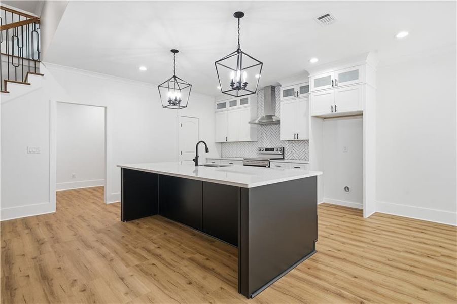 Furnished interior view inside a new home in , Rydal (Image 10).