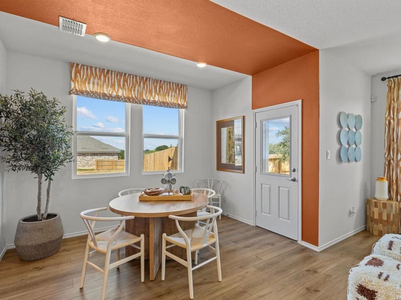 Furnished interior view inside a new home in Comanche Ridge, San Antonio (Image 12). Furnished interior view inside a new home in Comanche Ridge, San Antonio (Image 12).