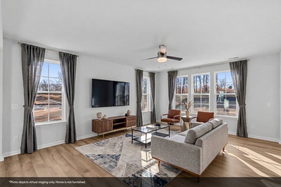 Furnished interior view inside a new home in Fieldstone, Lexington (Image 9).