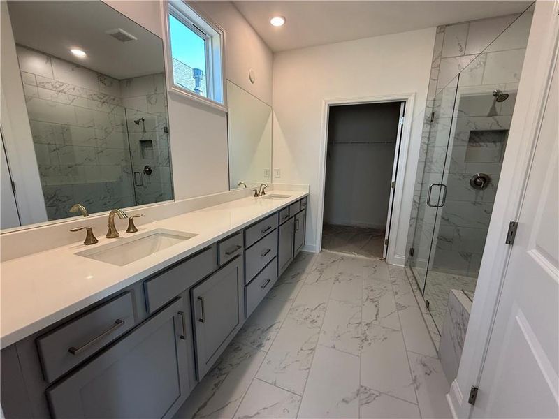 Furnished interior view inside a new home in , Hiram (Image 10).