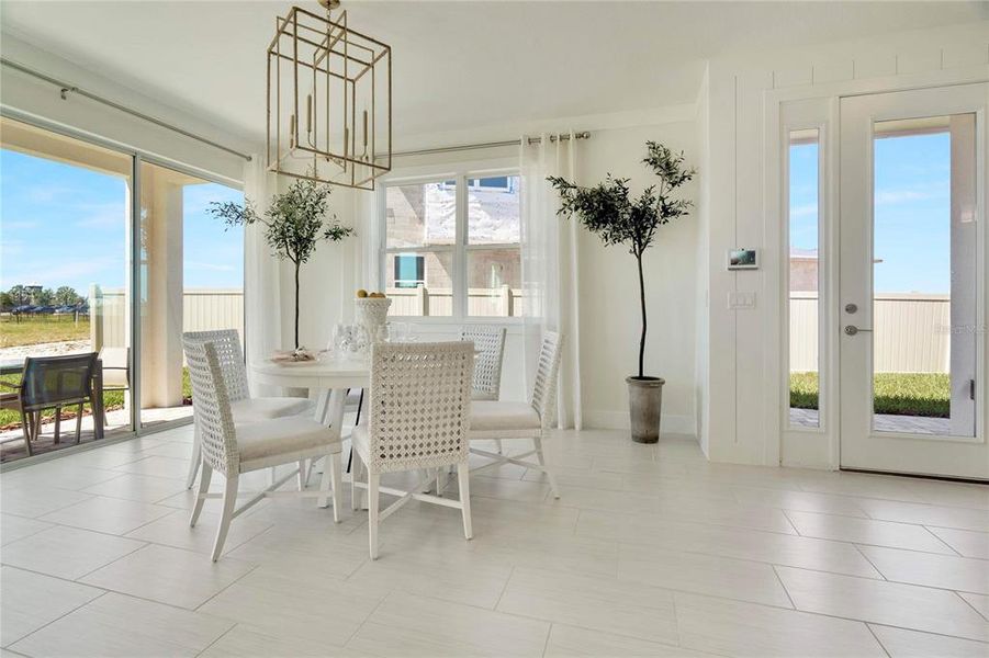 Furnished interior view inside a new home in , Wesley Chapel (Image 20).