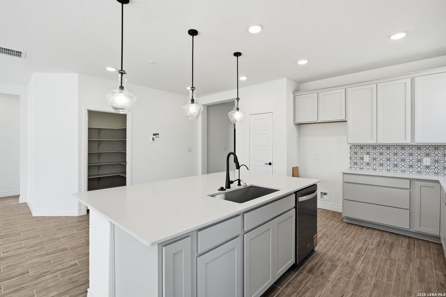 Furnished interior view inside a new home in Bison Ridge, San Antonio (Image 5). Furnished interior view inside a new home in Bison Ridge, San Antonio (Image 5).
