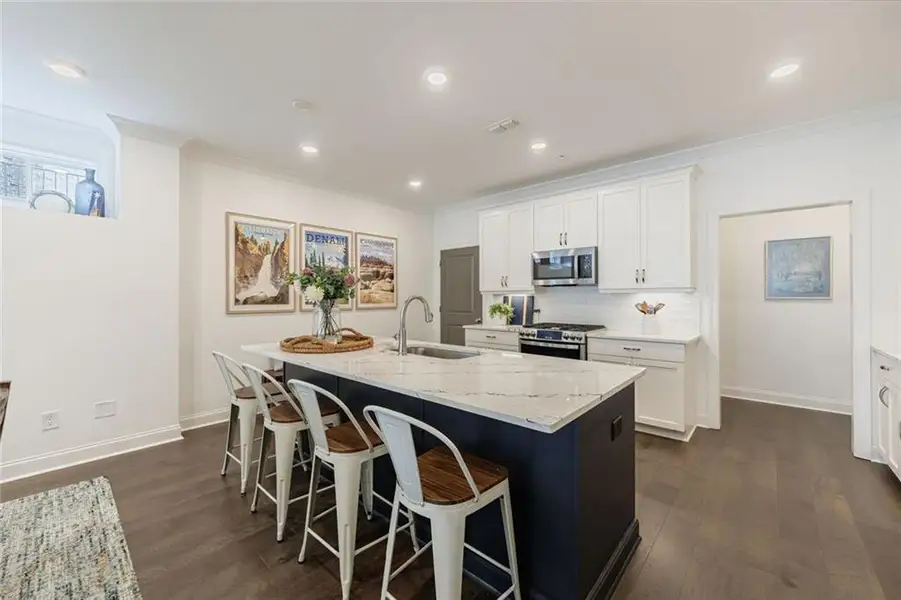 Furnished interior view inside a new home in , Peachtree Corners (Image 8).