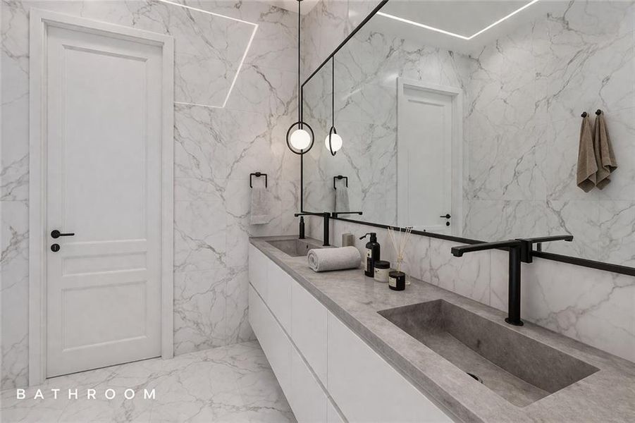 Furnished interior view inside a new home in , Fairburn (Image 7).