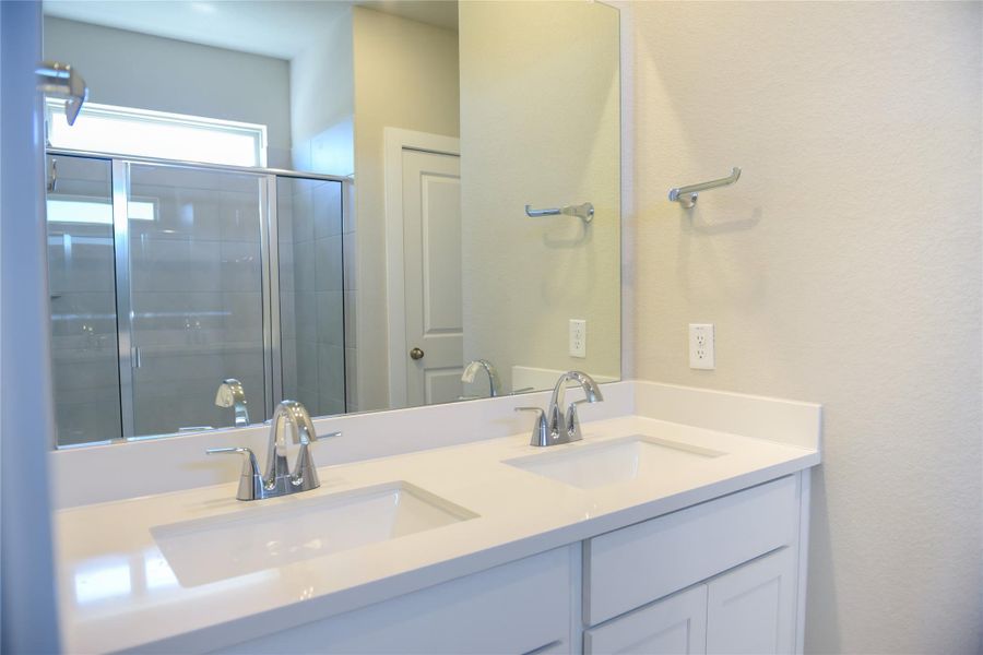Primary Bath retreat with dual vanities Primary Bath retreat with dual vanities