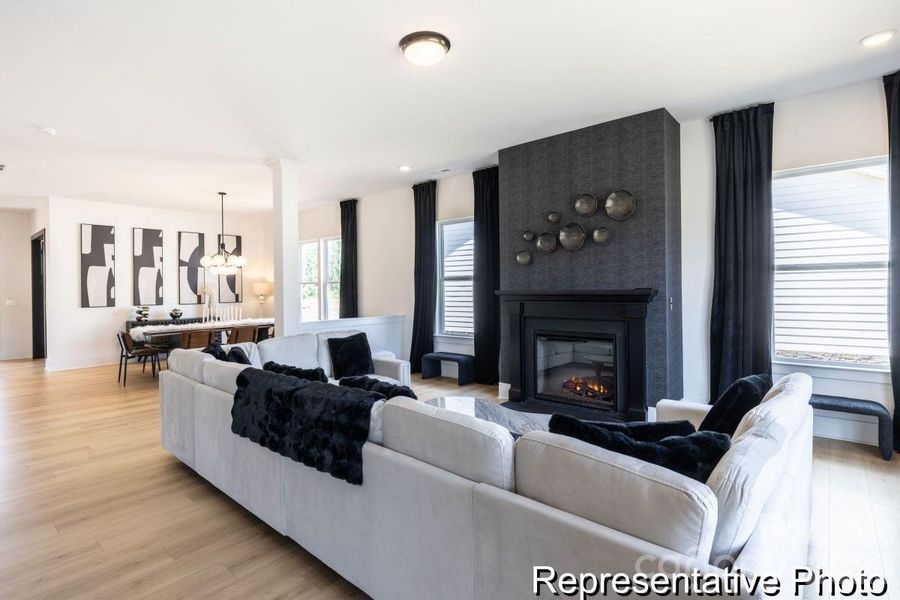 Furnished interior view inside a new home in Kensington, China Grove (Image 6). Furnished interior view inside a new home in Kensington, China Grove (Image 6).