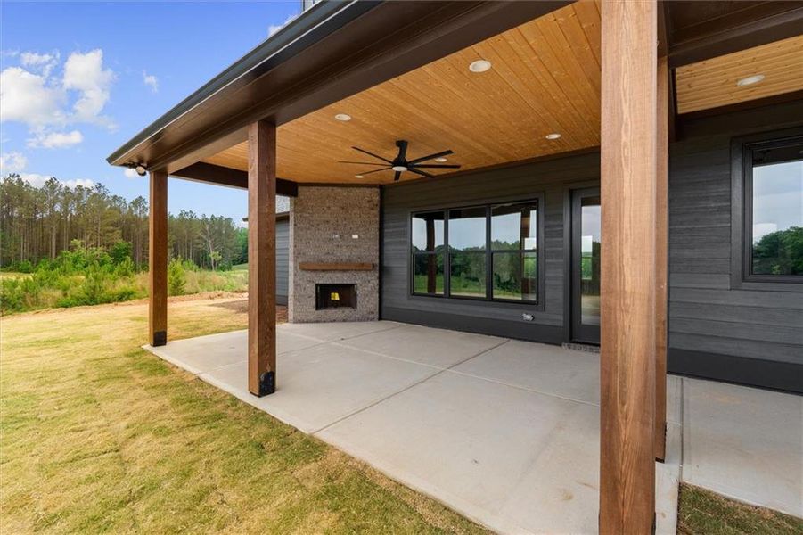 Exterior details and patio area of a home in , Buchanan (Image 18). Exterior details and patio area of a home in , Buchanan (Image 18).