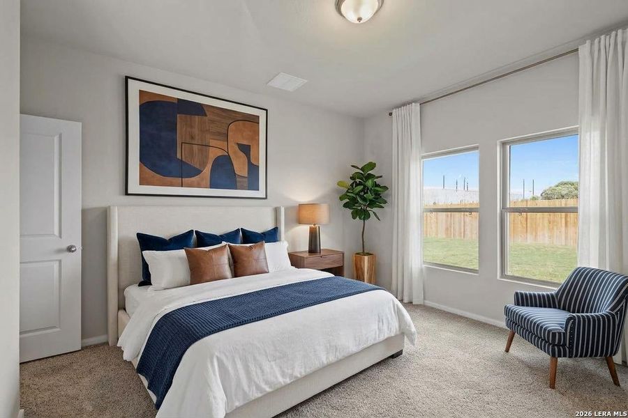 Furnished interior view inside a new home in Summerlin, San Antonio (Image 17).