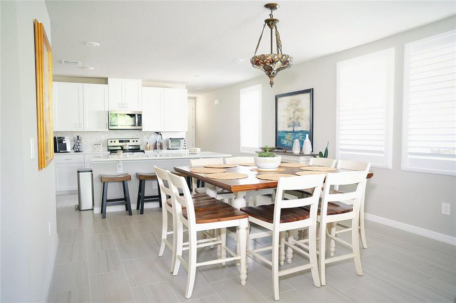Furnished interior view inside a new home in Park East, Plant City (Image 15). Furnished interior view inside a new home in Park East, Plant City (Image 15).