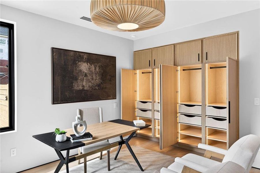 Furnished interior view inside a new home in , Alpharetta (Image 37).